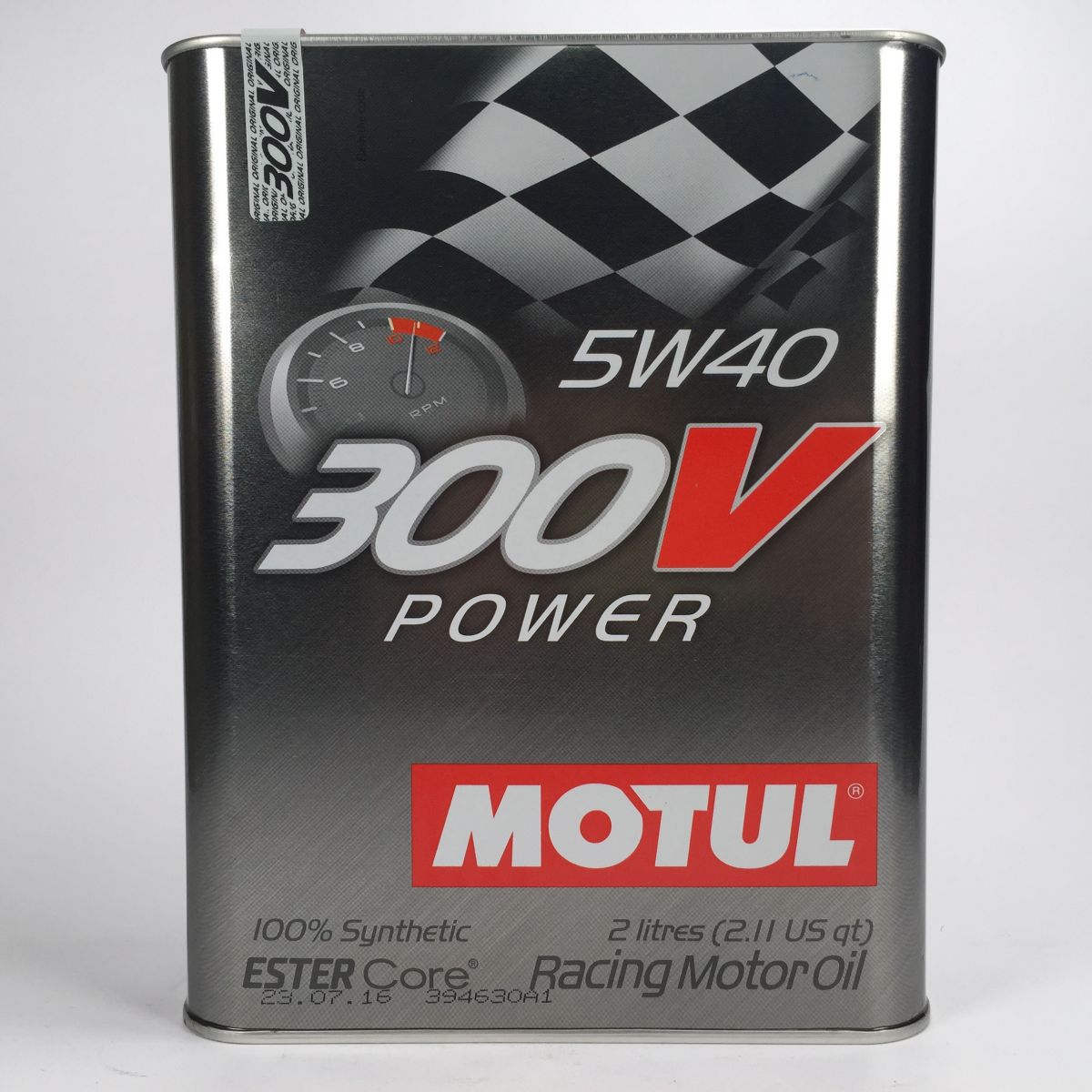 MOTUL 300V POWER RACING 5W-40 2L 全合成酯類機油(鐵罐)$750