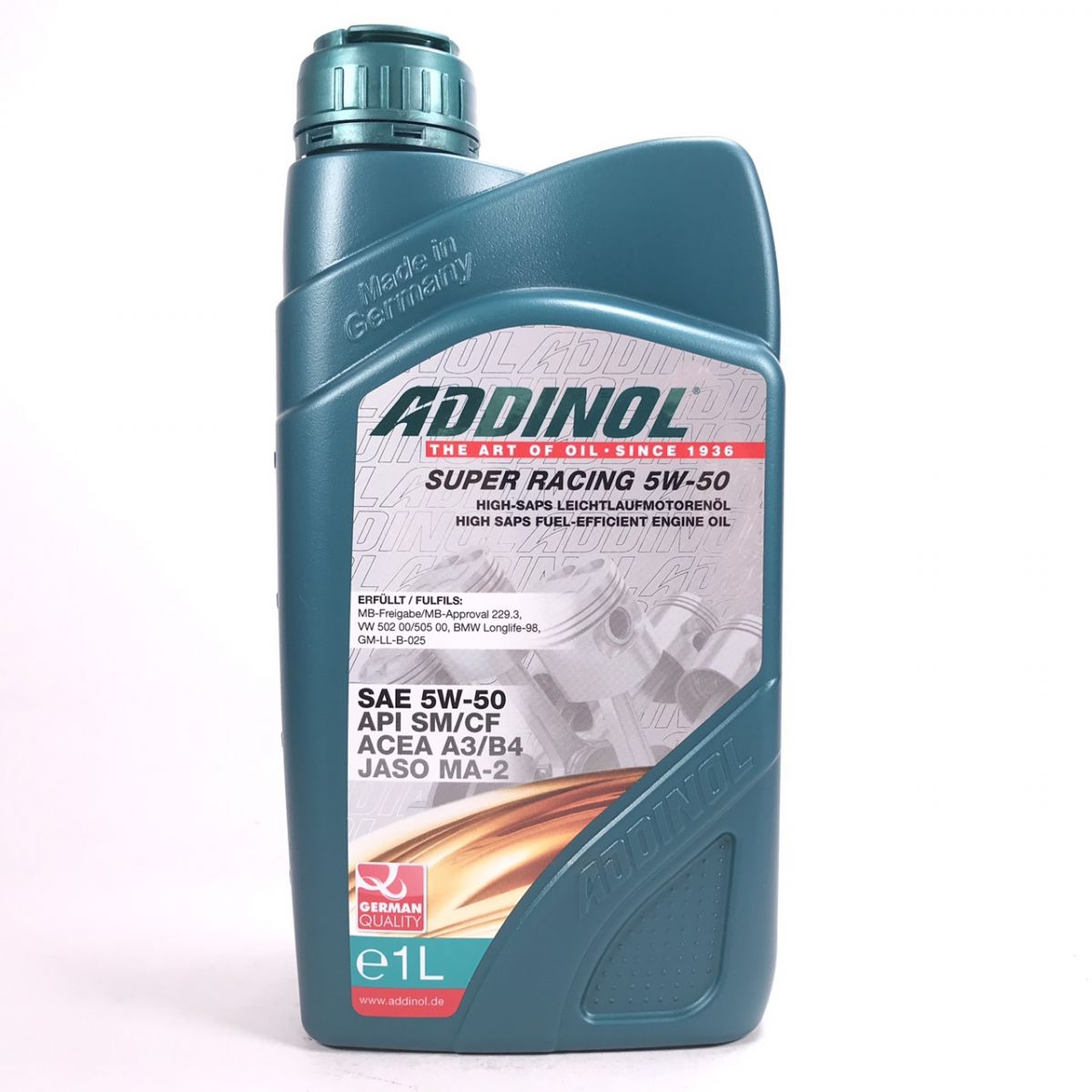 ADDINOL SUPER RACING 5W-50合成機油