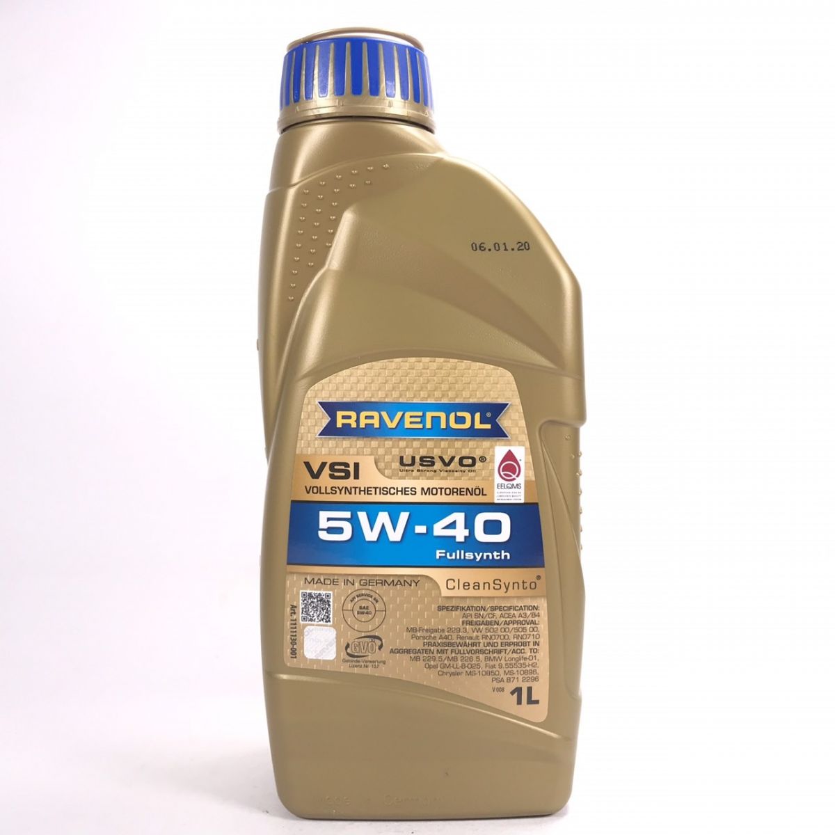 RAVENOL VSI 5W-40 全合成機油 1L