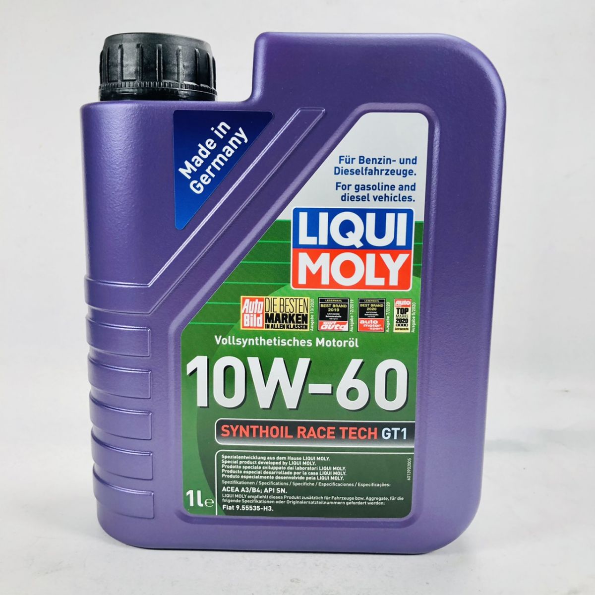 LIQUI MOLY GT1 10W-60 LM 全合成機油  