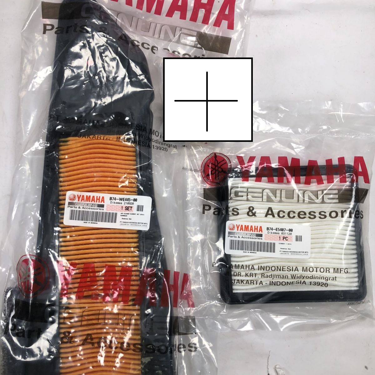 出清【B74-WE445-00】YAMAHA 原廠 XMAX 組合包(大空濾 +小空濾 ) $500