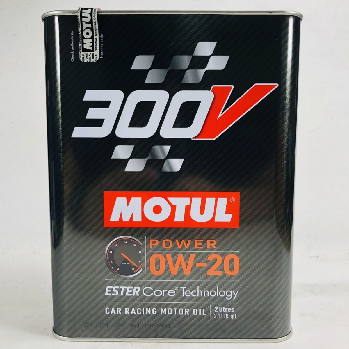 MOTUL 300V POWER 0W-20全合成酯類機油 2L (黑鐵罐)