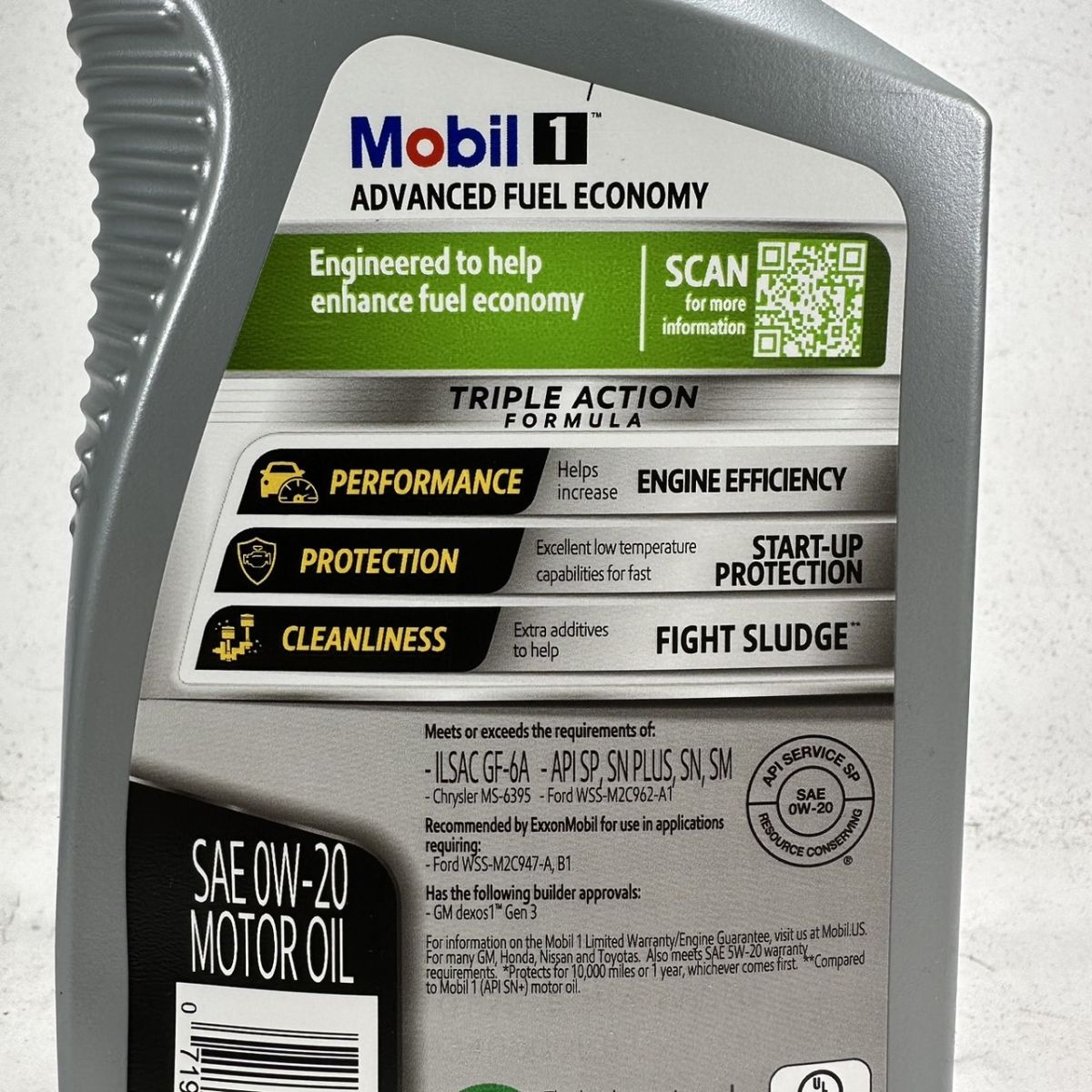 Mobil 1 ADVANCED FUEL ECONOMY 0W-20全合成機油