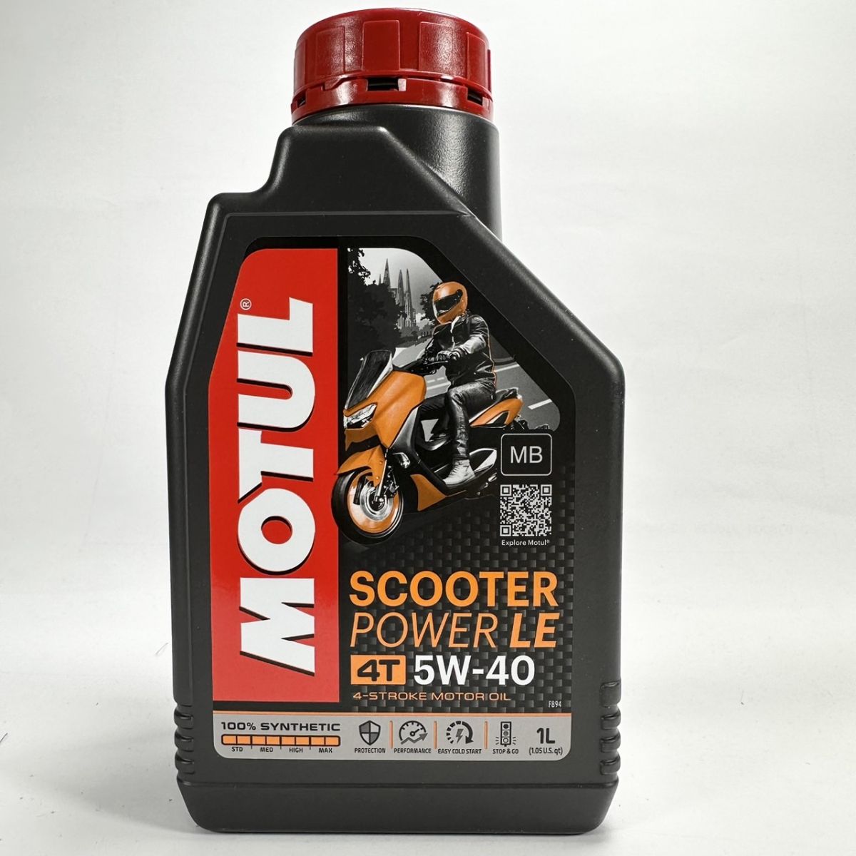 MOTUL Scooter power LE 4T 5W-40全合成機油 MB認證 速克達專用